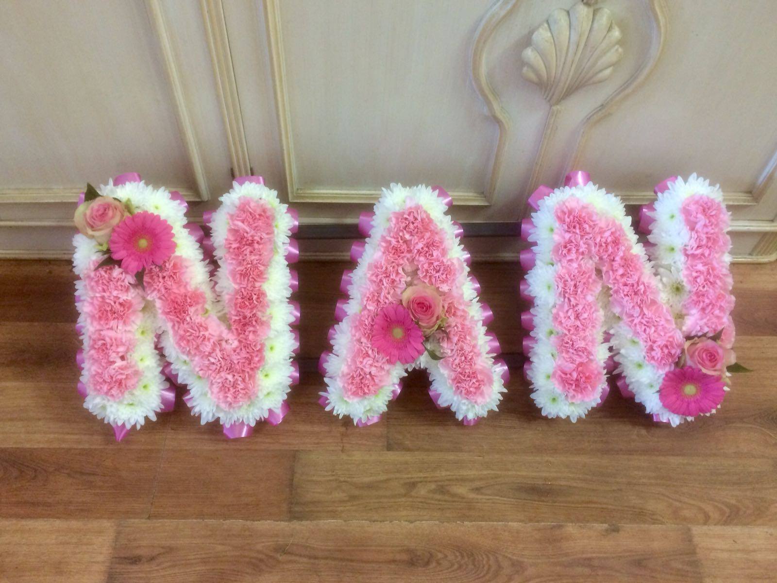 Pink Carnation NAN £50.00 per letter