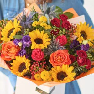 Radiant Large Sunflower Mix Bouquet