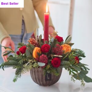 Classic Christmas Candle Arrangement