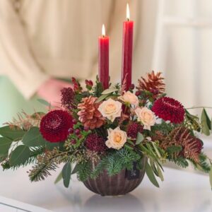 Luxury Christmas Candle Arrangement